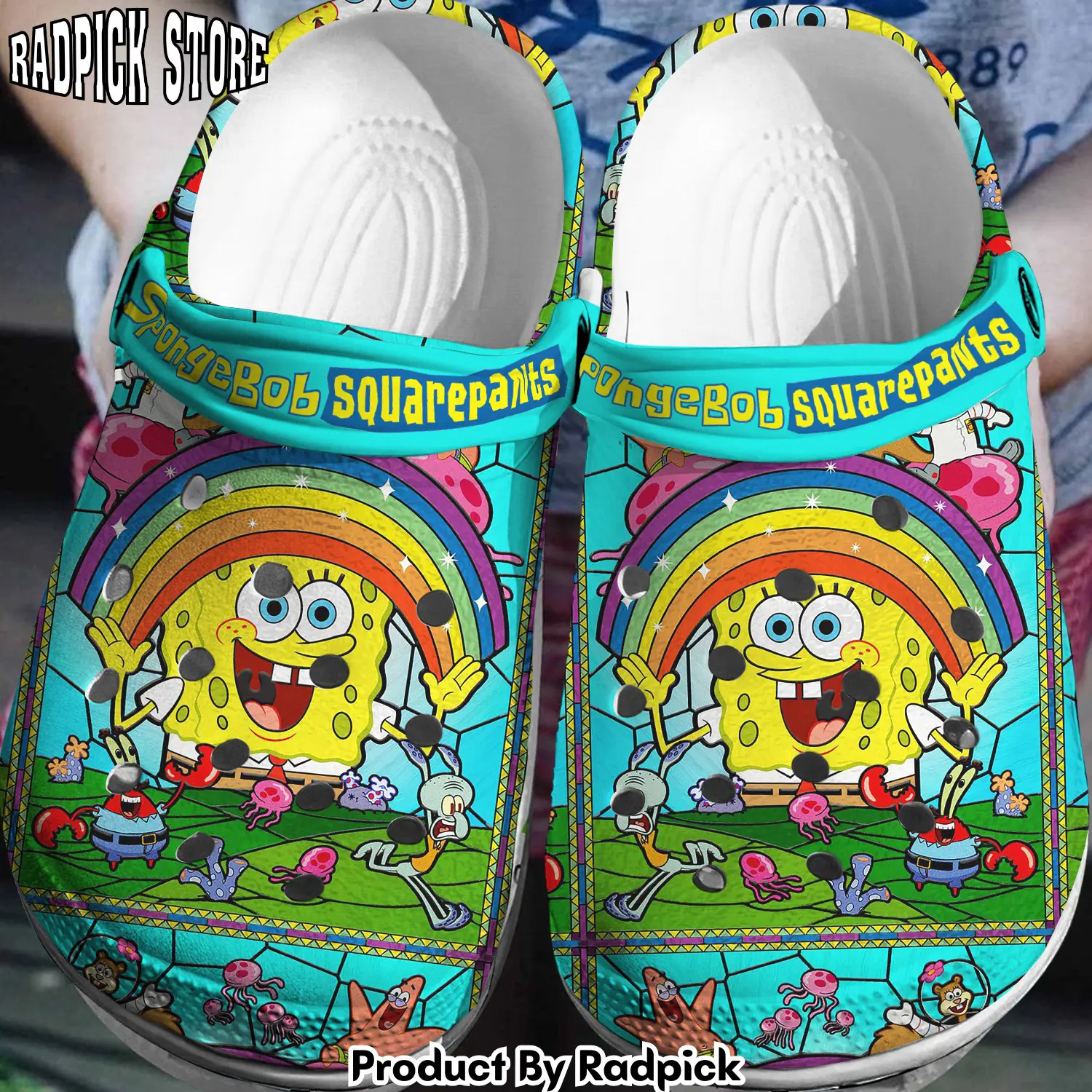 Radpick spongebob squarepants crocss 3d clog shoes rp6521322